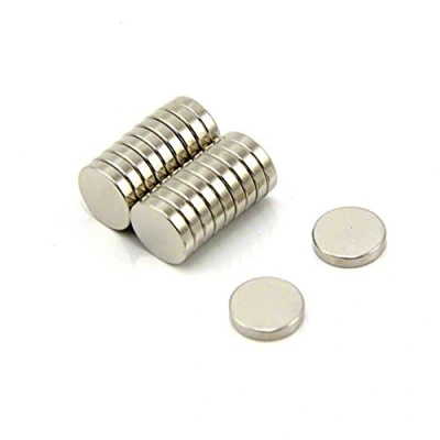 Afbeelding van Magnetastico® 10 stuks neodymium magneten N52 schijf 10x2 mm Koelkastmagneet Prikbordmagneet Krachtige magneet Whiteboard Kleefmagneet Schijfmagneet