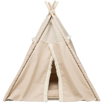 Afbeelding van Trixie Kattenmand Tipi Boho Beige 55X55X65 CM