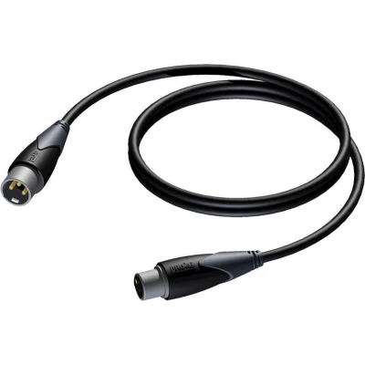 Afbeelding van Procab CLD953 3 pins XLR (m) (v) DMX kabel 10 meter