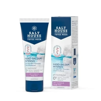 Afbeelding van Salthouse Dode Zee therapie handbalsem intensief, met ureum regenereert zeer droge handen, snel intrekkend, 75 ml