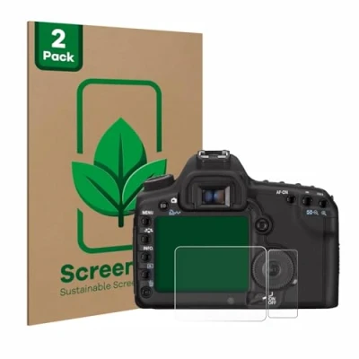 Afbeelding van ScreenLeaf Screenprotector voor Canon EOS 5D Mark II Duurzame schermbescherming Folie Beschermfolie transparant (2 Stuks)