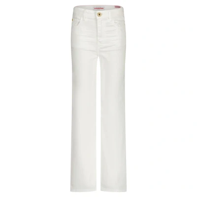 Afbeelding van Vingino Catie Straight leg jeans voor kinderen, Maat: 116, White