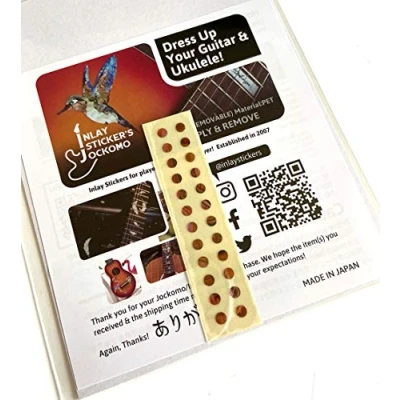 Afbeelding van Inlay Sticker Fret Markers voor Gitaren &amp; Bas 1/8&quot; Kleine Side Marker Dots Abalone Red