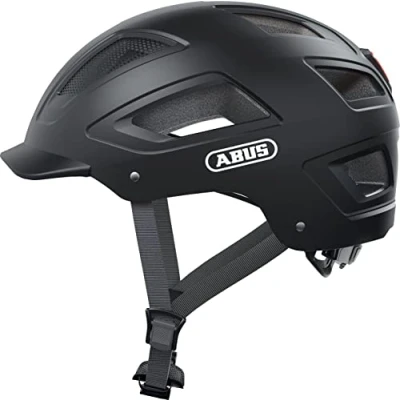 Afbeelding van ABUS Hyban 2.0 Stadshelm Stevige Fietshelm Voor Dagelijks Gebruik met ABS hardshell Dames en Heren Zwart, Maat L