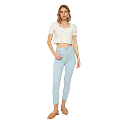 Afbeelding van Trendyol Indigo Skinny Jeans Met Hoge Taille Twoss20Je0301