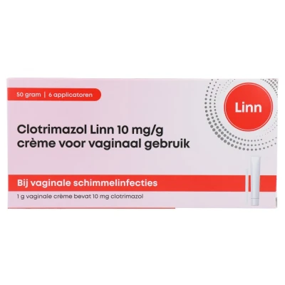 Afbeelding van Linn Clotrimazol Vaginale Crème 10 mg/g 50 gram