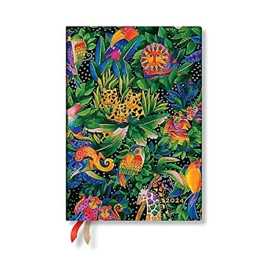 Afbeelding van Jungle Song (Whimsical Creations) Midi Verso 12 month Dayplanner 2024