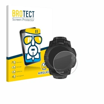 Afbeelding van BROTECT Screenprotector voor Garmin Instinct 3 Solar Tactical Edition (45 mm) Folie Beschermfolie Beschermglas transparant