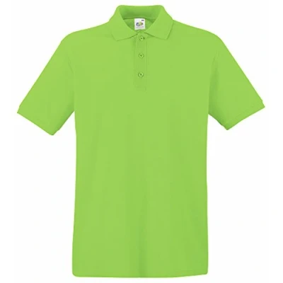 Afbeelding van Fruit Of The Loom Premium Heren Poloshirt Met Korte Mouwen (Lime)