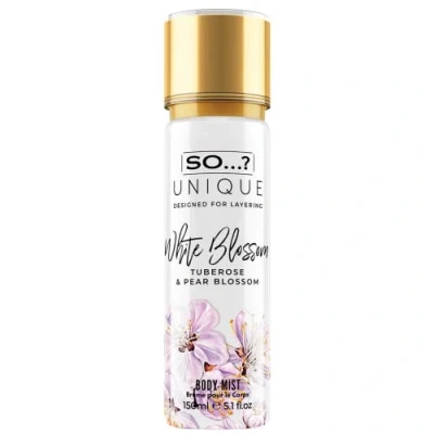 Afbeelding van So…? Unique Womens Vegan White Blossom Body Mist Fragrance Spray 150ml