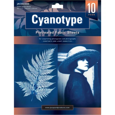 Afbeelding van Jacquard Cyanotypie Voorbehandelde Vellen 10 stuks A4