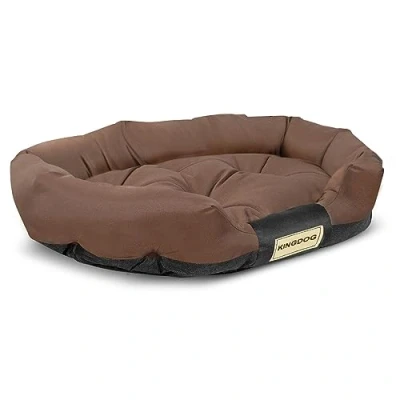 Afbeelding van Aio Factory Dierenmand voor katten/honden 130x105cm waterdicht Bruin / Zwart