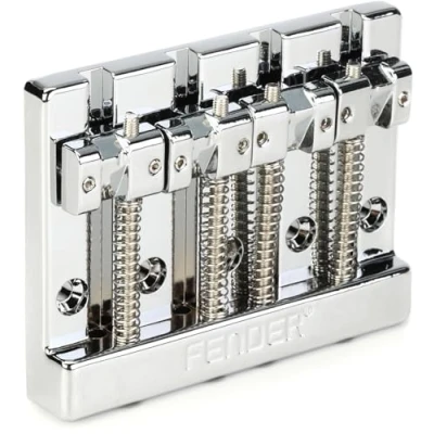 Afbeelding van Fender Himass 4 string Bass Bridge Assembly with Zinc Saddles
