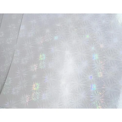Afbeelding van 10 Vellen Zelfklevende A4 Vuurwerk Transparante Holografische Vinyl Overlay Sheets Laminaat Stickers