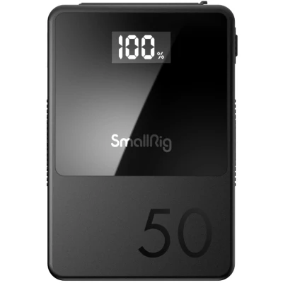 Afbeelding van SmallRig VB50 Mini V Mount (Batterij), Stroomvoorziening voor de camera, Zwart