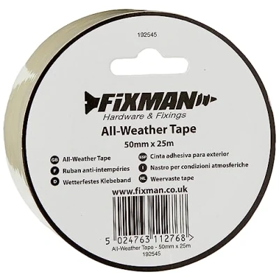 Afbeelding van Fixman Weervaste tape 50 mm x 25 m