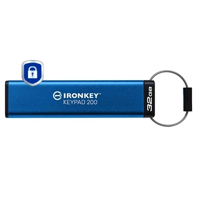 Afbeelding van Kingston IronKey Keypad 200 Hardware encrypted 32GB USB Flash Drive