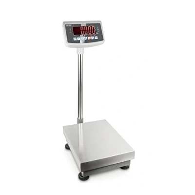 Afbeelding van KERN Platformweegschaal EFC (weegbereik 150 kg, afleesbaarheid 10 g, weegplaat 60x50x14 cm, pakketweegschaal, LED indicator) 100K 3L
