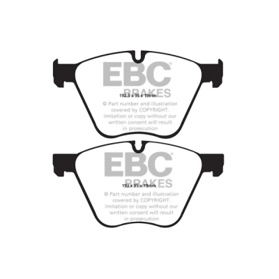 Afbeelding van Remblokkenset, schijfrem EBC BRAKES DP42007R