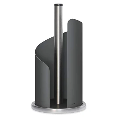 Afbeelding van Stardis Keukenrolhouder, roestvrij staal/mat gecoat Ø 15 cm rolhouder (donkergrijs)