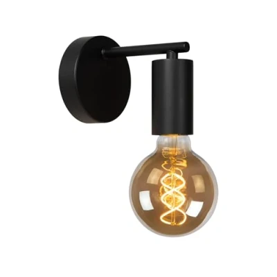 Afbeelding van Lucide Wandlamp Leanne 1L Zwart