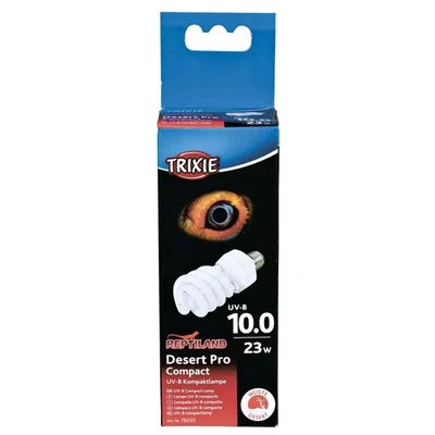 Afbeelding van Trixie Reptiland Desert Pro Compact 10.0 Uv B Lamp 23 WATT 6X6X15,2 CM