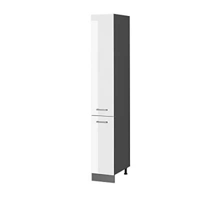 Afbeelding van Vicco Apotheekkast &quot;R Line&quot;, Wit Hoogglans/Antraciet, 30 cm