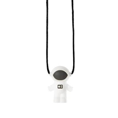 Afbeelding van Zintuiglijke kauwketting voor kinderen, jongens, meisjes, siliconen kauwspeelgoed kinderen met ADHD autisme, angst, taaie ketting, sensorische vermindering van volwassenen, kauwen en