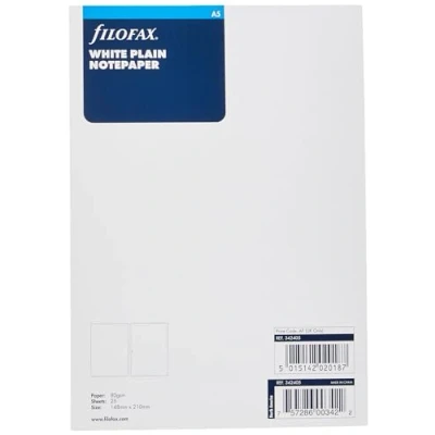 Afbeelding van Filofax A5 wit effen notitiepapier