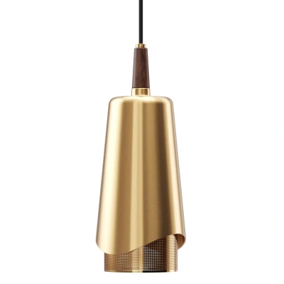 Afbeelding van Audo Copenhagen Umanoff hanglamp messingwalnoot