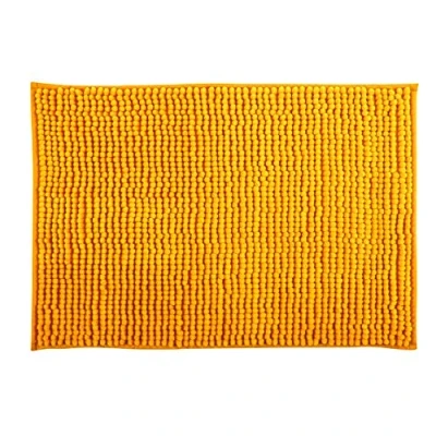 Afbeelding van MSV Badkamerkleed/badmat kleedje voor op de vloer saffraan geel 60 x 90 cm Microvezel Badmatjes
