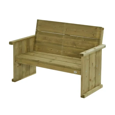 Afbeelding van Talen parkbank Lisse 2 zits 127 cm breed Groen