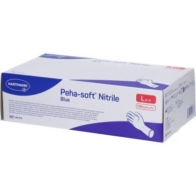 Afbeelding van Peha soft Nitrile Medische Wegwerphandschoenen Blauw M 150 stuks
