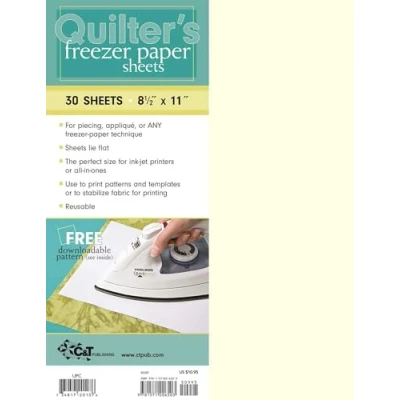 Afbeelding van Quilter&#039;s Freezer Paper Sheets: 30 Sheets, 8 1/2&quot; x 11&quot;