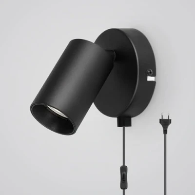 Afbeelding van TaFiCo wandlamp met stekker en kabel