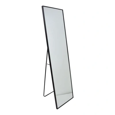 Afbeelding van Fragix York Passpiegel Zwart Aluminium 150x40