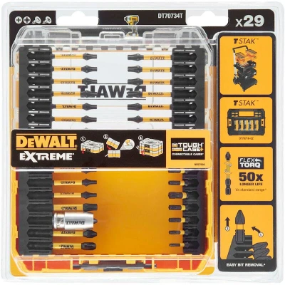 Afbeelding van Dewalt DT70734T 29 delige FlexTorq Bitset in Tough Case