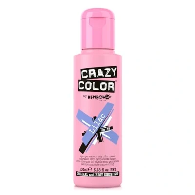 Afbeelding van Crazy Color Renbow Semipermanente Hair Colour Cream Dye 100ml Lilac