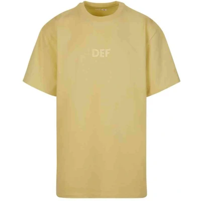 Afbeelding van DEF Tshirt basic, Heren, Maat: Large, Yellow