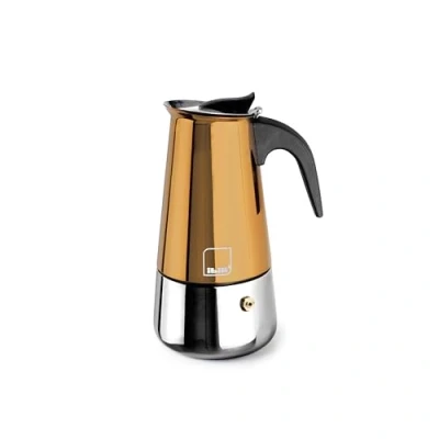 Afbeelding van IBILI Moca Cupra Espressomachine, 4 kopjes, 185 ml, roestvrij staal, geschikt voor inductie