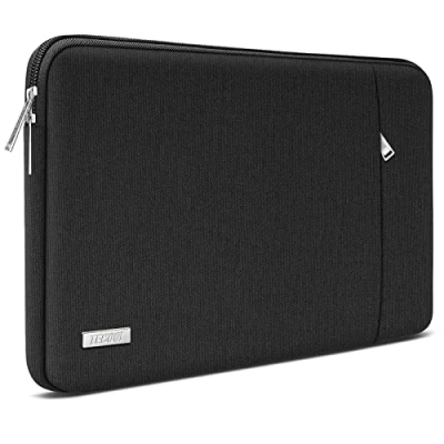 Afbeelding van TECOOL Laptoptas Hoes Sleeve voor 13 Zoll MacBook Air M2 M1 2022 2018,13 Pro 2016,12,3 Surface 8 7 6 5 4, XPS 13, 12,9 iPad Tablet Notebook Beschermhoes, Zwart