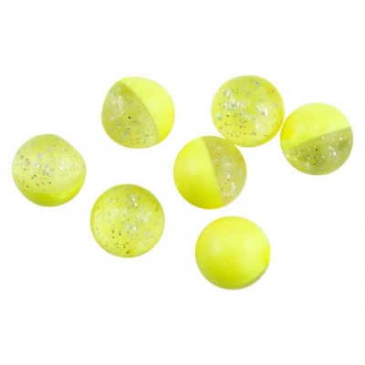 Afbeelding van Powerbait Power Clear Eggs Magnum Floating (15g) Kleur : Silver Fluo Yellow (Garlic Scent)
