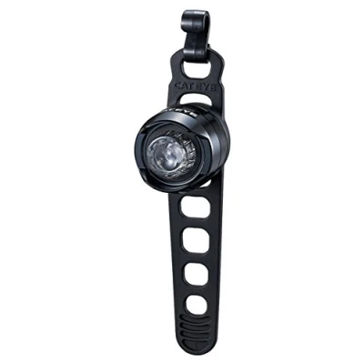Afbeelding van CatEye Orb Koplamp Fiets Fietsverlichting LED Brandduur 50 tot 100 uur Batterij Drie lichtmodi Zilver