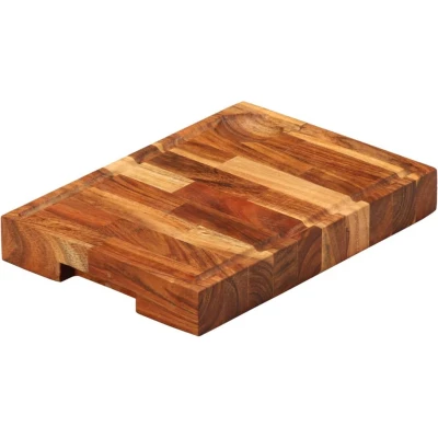 Afbeelding van vidaXL Hakblok 30x21x4 cm massief acaciahout