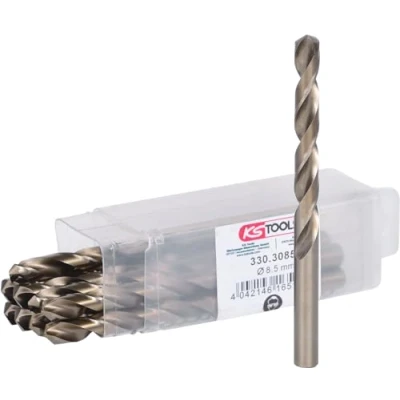 Afbeelding van KS Tools 330.3085 HSS G Co 5 Spiraalboren, 8,5mm, 10 per pak