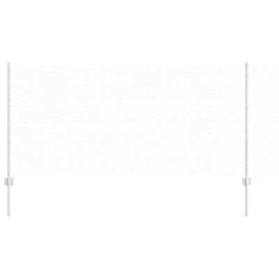 Afbeelding van vidaXL Omheining Palen 10 st U Channel 120 cm Gegalvaniseerd Staal, Zeshoekige 1x50 m Staal