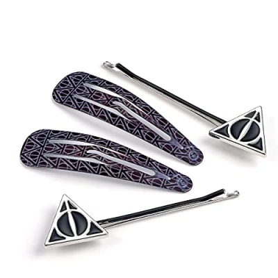 Afbeelding van The Carat Shop Deathly Hallows Hair Clip Set Harry Potter