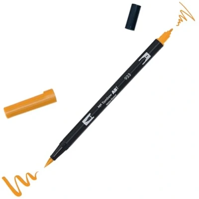 Afbeelding van Tombow ABT dubbele brushpen orange 933