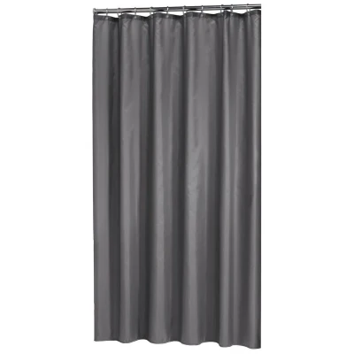 Afbeelding van Sealskin Madeira Douchegordijn Polyester 180x200 cm Grijs Minimalistisch design Tijdloze uitstraling