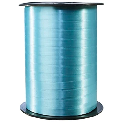 Afbeelding van Clairefontaine 601737C spoel cadeaulint glad (500 m x 7 mm, ideaal voor knutselprojecten en geschenken), 1 stuk, turquoise